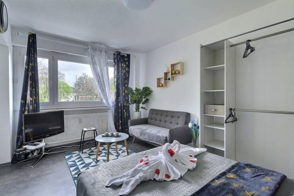 Studio Renov*Fibre*Parking 3 Min Gare De St-Louis Apartamento Saint-Louis  Exterior foto