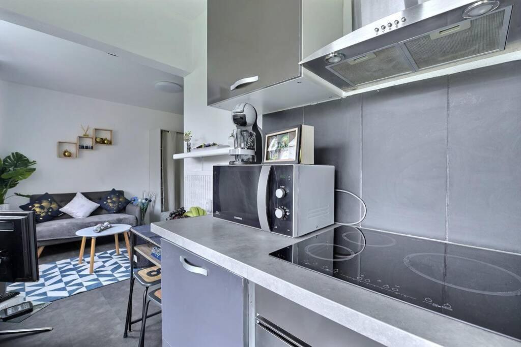 Studio Renov*Fibre*Parking 3 Min Gare De St-Louis Apartamento Saint-Louis  Exterior foto